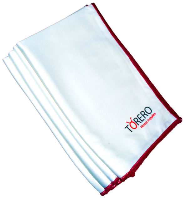 Torero Horeca Nano Glasdoek - Schoonmaakdoeken - Poleerdoek - Wit - 2 Stuks - 70x50 cm